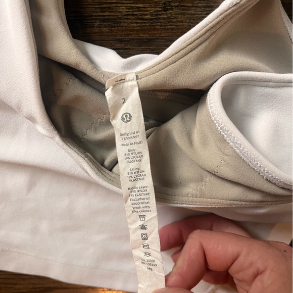 Lululemon white Align Tank top size 2 - Picture 2 of 9